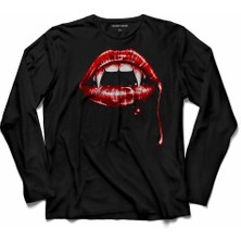 Kendim Seçtim Darkıss Wampıro Wampir   Kan Death Uzun Kollu Tişört