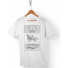 Kendim Seçtim Astronot Uzayda Hamak Nasa Cosmos Erkek Tişört