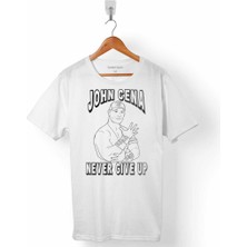 Kendim Seçtim John Cena Never Gıve Up Wwe Amerikan Güreşi Erkek Tişört