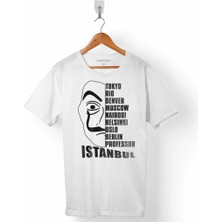 Kendim Seçtim La Casa De Papel Istanbul Dalı Mask Erkek Tişört