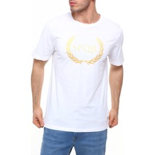 Raru Spqr Erkek T-Shirt Ares Beyaz