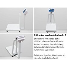 Desis B5 Elektronik Tartım Kantarı 600KG - 70X80CM