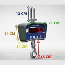 Desis Ocs-B Dijital Vinç Baskülü - Hassasiyet: 0,5 Kg. Max: 1000 Kg.