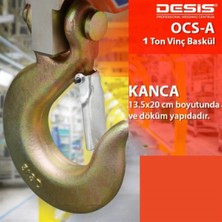 Desis Ocs-A Dijital Vinç Baskülü - HASSASIYET:500 Gr. Max: 1 Ton.