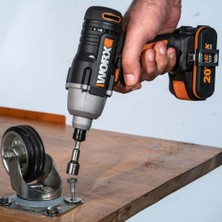 Worx WX291 20 Volt 2.0 Ah. Li-Ion 170 Nm Şarjlı Darbeli Tornavida