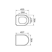 Vitra 110-003-009 Universal Droplast Slim Klozet Kapak
