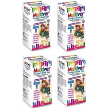 Multiver Portakal Aromalı Omega 3 Balık Yağı Şurubu 150 Ml 4 Adet
