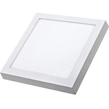 Cata 25 Watt Panel LED Armatür Sıva Üstü Kare Ct 5272 Beyaz Işık 6400K Plastik Kasa