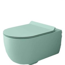 Bocchı V-Tondo Rımless Asma Klozet Mat Mint Yeşil 1416-033-0128  ( Kapak Hariç )