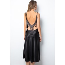 Miorre Kadın Siyah Bihter Gecelik