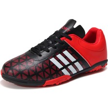 Moyan Siyah Kırmızı Futbol Ayakkabıları (Yurt Dışından)