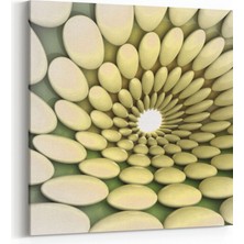 Olla 10220K Abstract Girdap Görsel Kare Kanvas Tablo