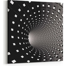 Olla 10249K Abstract Girdap Görsel Kare Kanvas Tablo