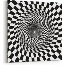 Olla 10239K Abstract Girdap Görsel Kare Kanvas Tablo
