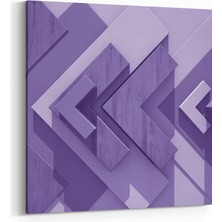 Olla 10043K Abstract 3 Boyut Görsel Kare Kanvas Tablo