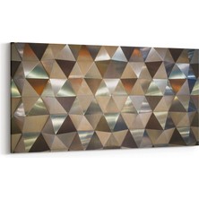 Olla 10035YD Abstract 3 Boyut Görsel Yatay Dar Kanvas Tablo