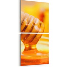 Olla 15299K2D Gıda Görseli 2'li Dikey Kanvas Tablo