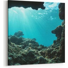 Olla 12996K Deniz / Okyanus Görseli Kare Kanvas Tablo