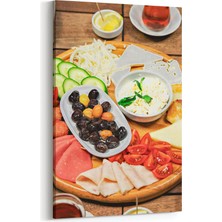 Olla 14967D Gıda Görseli Dikey Kanvas Tablo