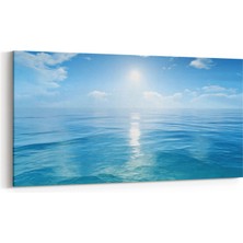 Olla 12925YD Deniz / Okyanus Görseli Yatay Dar Kanvas Tablo