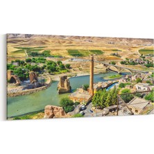 Olla 17893YD Yapı Görseli Yatay Dar Kanvas Tablo