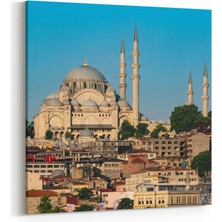 Olla 18015K4 Yapı Görseli Kare 4'lü Kanvas Tablo