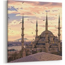 Olla 18873K Yapı Görseli Kare Kanvas Tablo