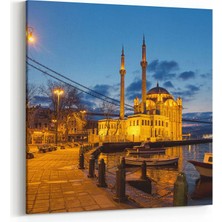 Olla 18452K4 Yapı Görseli Kare 4'lü Kanvas Tablo