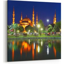 Olla 18898K Yapı Görseli Kare Kanvas Tablo