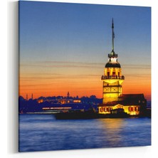 Olla 18985K4 Yapı Görseli Kare 4'lü Kanvas Tablo