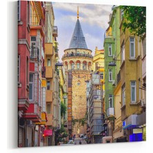 Olla 18719K Yapı Görseli Kare Kanvas Tablo