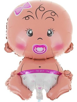 İKM Bebek Pembe Folyo Balon