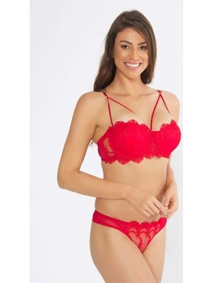 Nurteks 4591 Destekli Straplez Sütyen Takım