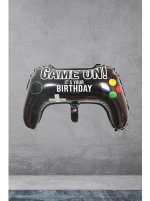 Pekshop Oyun Konsolu Şeklinde Büyük Boy Folyo Balon Doğum Günü Balonu