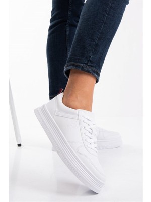 U.S. Polo Assn. Suri Beyaz Kadın Sneaker Günlük Ayakkabı V19