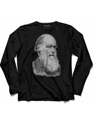 Kendim Seçtim Charles Darwın Evrim Türlerin Kökeni Evolutıon Uzun Kollu Tişört