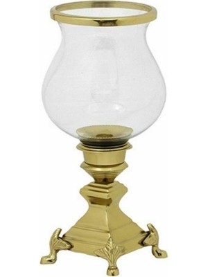 Mikasa Moor La Medore Elise Beyaz Renk Gold Ayrıntılı Küçük Boy Mumluk 15.2X15.2X33CM
