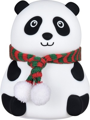 Hongshou USB Şarj Panda Başucu Silikon Gece Lambası Beyaz  (Yurt Dışından)