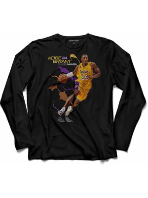 Kendim Seçtim Kobe Braynt Black Mamba Nba Basketball Uzun Kollu Tişört