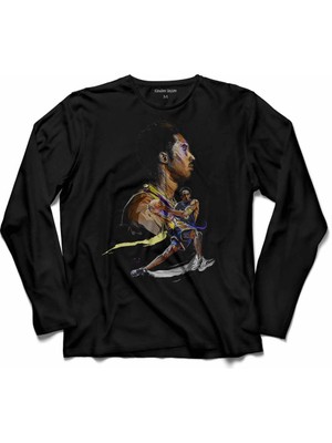 Kendim Seçtim Kobe Braynt Black Mamba Nba Basketball Uzun Kollu Tişört