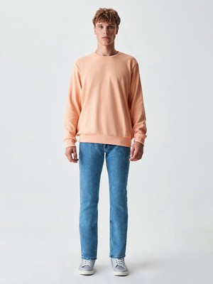 LTB Lodıta Erkek Pudra Sweatshirt Pembe-Xs