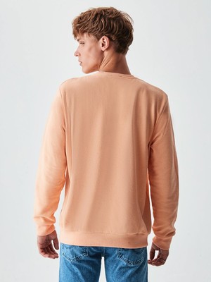 LTB Lodıta Erkek Pudra Sweatshirt Pembe-Xs