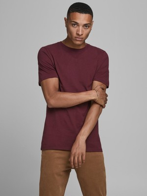 Jack & Jones Bisiklet Yaka Basic Tişört-Organic