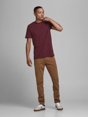 Jack & Jones Bisiklet Yaka Basic Tişört-Organic