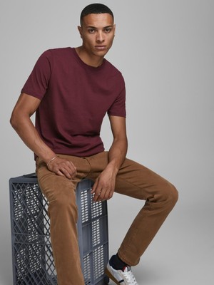 Jack & Jones Bisiklet Yaka Basic Tişört-Organic