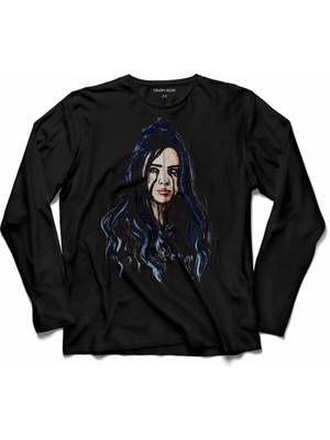 Kendim Seçtim Bıllıe Eılısh Bıllıeeılısh Ocean Eyes Uzun Kollu Tişört