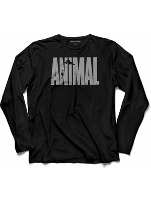 Kendim Seçtim Anımal Fitness Gym Tank Top Atlet Sporcu Atleti Uzun Kollu Tişört