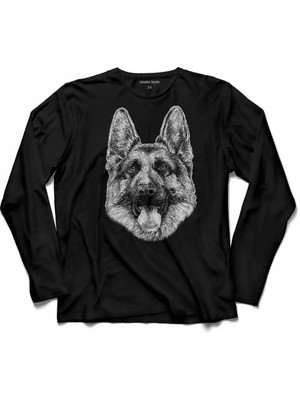 Kendim Seçtim German Shepherd Alman Kurdu Polıce Dog Uzun Kollu Tişört
