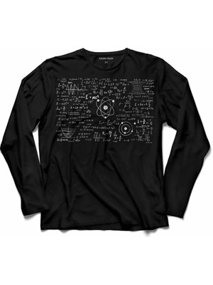 Kendim Seçtim Matematik Fizik Formülü Denklem Sınav Uzun Kollu Tişört