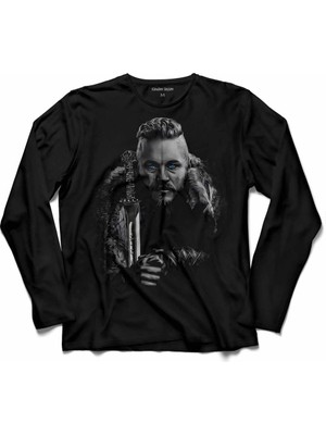 Kendim Seçtim Vıkıngs Ragnar Lodbrok Regnar Vikingler Uzun Kollu Tişört